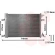 Condenseur, climatisation VAN WEZEL 37005500 - Visuel 1