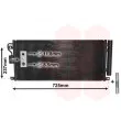 Condenseur, climatisation VAN WEZEL 37005638 - Visuel 1