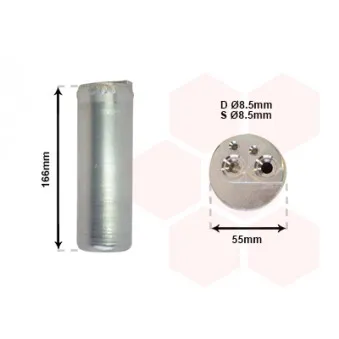 Filtre déshydratant, climatisation VAN WEZEL 3700D153