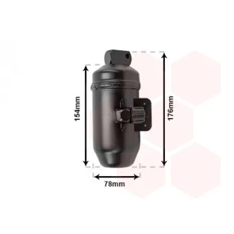 Filtre déshydratant, climatisation VAN WEZEL 3700D292