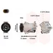 Compresseur, climatisation VAN WEZEL 3700K496 - Visuel 1