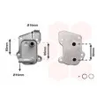 Radiateur d'huile VAN WEZEL 37013721 - Visuel 1