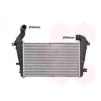 Intercooler, échangeur VAN WEZEL 37014712