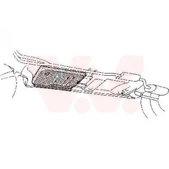 Plancher de carrosserie avant gauche VAN WEZEL