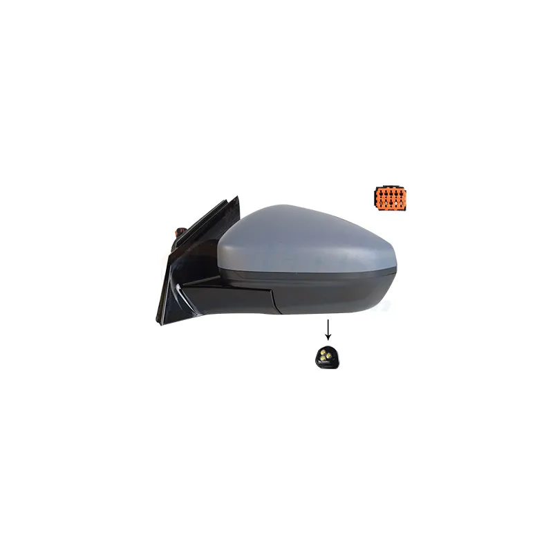 Rétroviseur extérieur VAN WEZEL 3729817