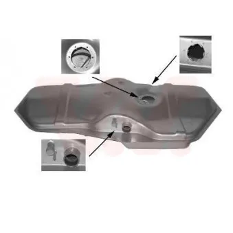 Réservoir de carburant VAN WEZEL 3730084