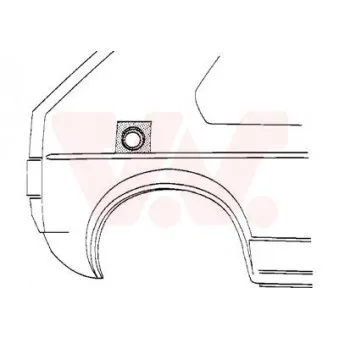 Panneau latéral VAN WEZEL 3734191