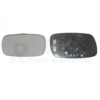 Verre de rétroviseur, rétroviseur extérieur VAN WEZEL 3735862