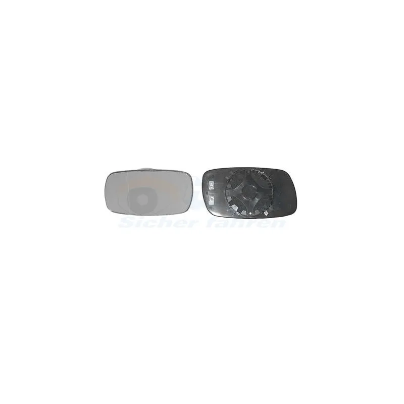 Verre de rétroviseur, rétroviseur extérieur VAN WEZEL 3735862