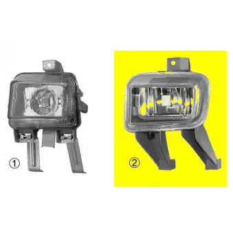 Projecteur antibrouillard VAN WEZEL 3735998