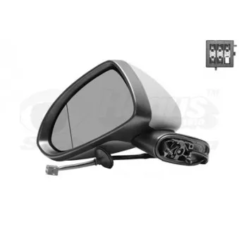 Rétroviseur extérieur VAN WEZEL 3750807