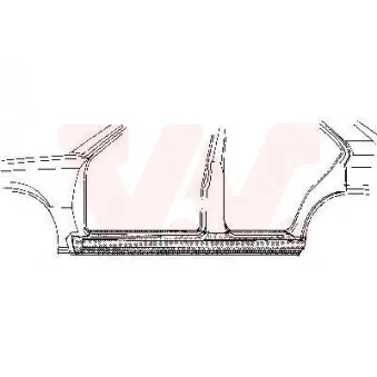 Marche-pied VAN WEZEL 3760103