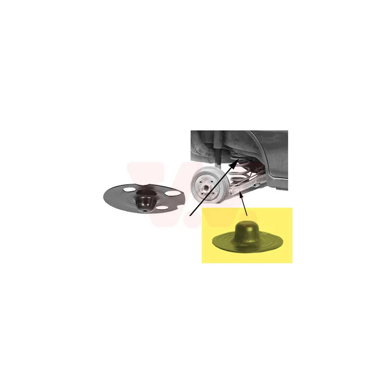 Patin de ressort VAN WEZEL 3760280