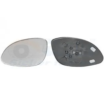 Verre de rétroviseur, rétroviseur extérieur VAN WEZEL 3766831