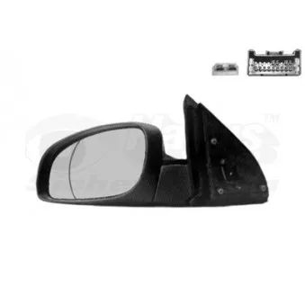 Rétroviseur extérieur VAN WEZEL 3768827