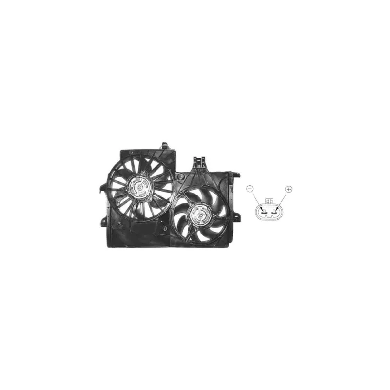 Ventilateur, refroidissement du moteur VAN WEZEL 3781747