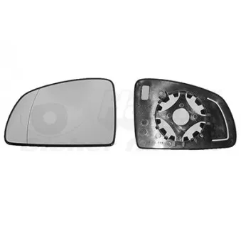 Verre de rétroviseur, rétroviseur extérieur VAN WEZEL 3781831