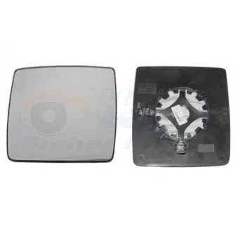 Verre de rétroviseur, rétroviseur extérieur VAN WEZEL 3789832