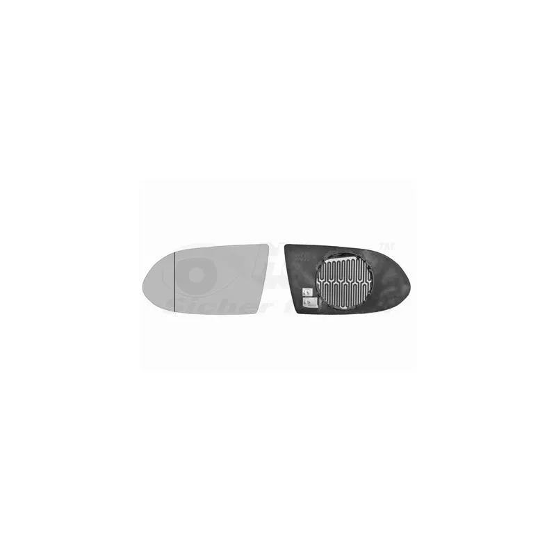 Verre de rétroviseur, rétroviseur extérieur VAN WEZEL 3790837