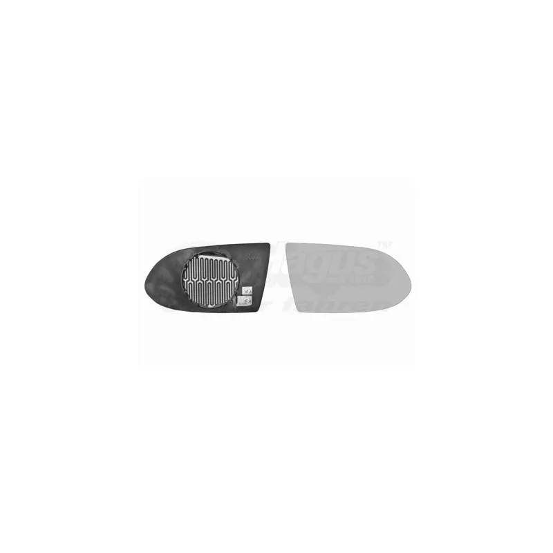Verre de rétroviseur, rétroviseur extérieur VAN WEZEL 3790838