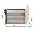 Radiateur, refroidissement du moteur VAN WEZEL 40002012 - Visuel 1