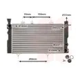 Radiateur, refroidissement du moteur VAN WEZEL 40002096 - Visuel 1