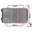 Radiateur, refroidissement du moteur VAN WEZEL 40002112 - Visuel 1