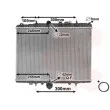 Radiateur, refroidissement du moteur VAN WEZEL 40002198 - Visuel 1