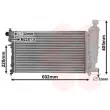 Radiateur, refroidissement du moteur VAN WEZEL 40002216 - Visuel 1