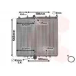 Radiateur, refroidissement du moteur VAN WEZEL 40002237 - Visuel 1