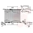 Radiateur, refroidissement du moteur VAN WEZEL 40002300 - Visuel 1