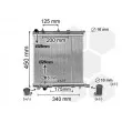Radiateur, refroidissement du moteur VAN WEZEL 40002368 - Visuel 1
