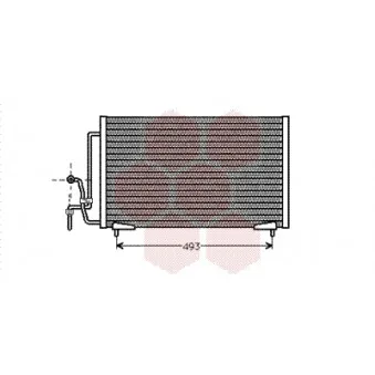 Condenseur, climatisation VAN WEZEL 40005184