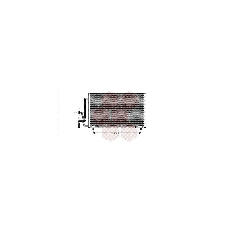 Condenseur, climatisation VAN WEZEL 40005184