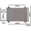 Condenseur, climatisation VAN WEZEL 40005215 - Visuel 1