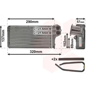 Système de chauffage VAN WEZEL 40006226