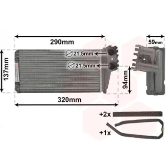 Système de chauffage VAN WEZEL 40006227