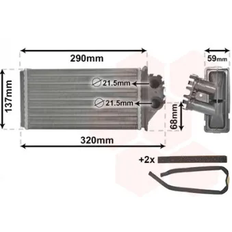 Système de chauffage VAN WEZEL 40006228