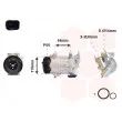 Compresseur, climatisation VAN WEZEL 4000K418 - Visuel 1