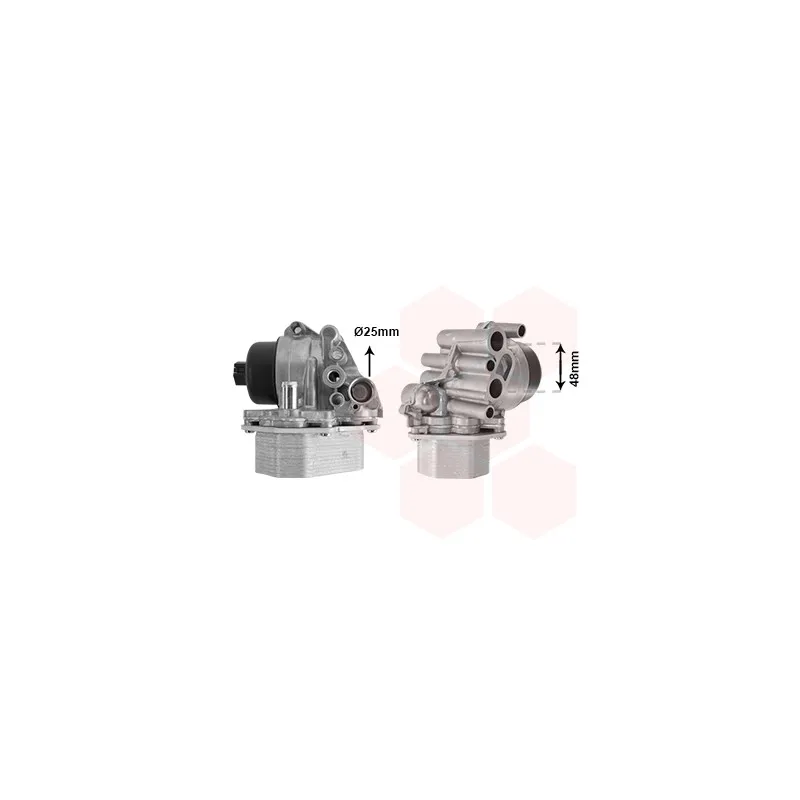 Boîtier, filtre à huile VAN WEZEL 40013400