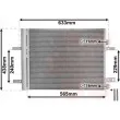 Condenseur, climatisation VAN WEZEL 40015700 - Visuel 1
