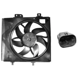 Ventilateur, refroidissement du moteur VAN WEZEL 4029746