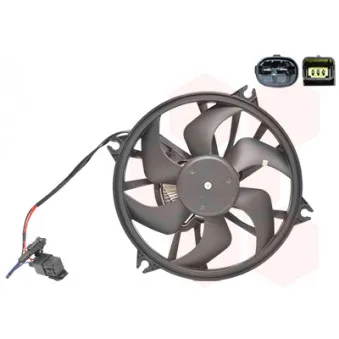 Ventilateur, refroidissement du moteur VAN WEZEL 4060747