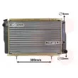 Radiateur, refroidissement du moteur VAN WEZEL 43002001 - Visuel 1
