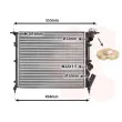 Radiateur, refroidissement du moteur VAN WEZEL 43002109 - Visuel 1