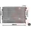 Radiateur, refroidissement du moteur VAN WEZEL 43002264 - Visuel 1