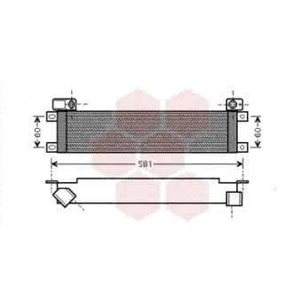 Radiateur d'huile VAN WEZEL 43003289