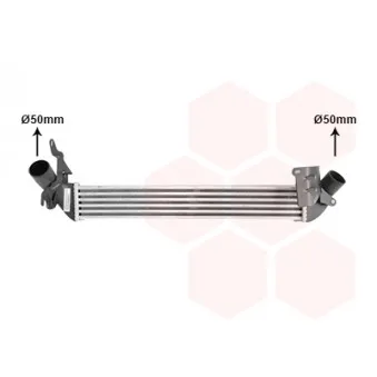 Intercooler, échangeur VAN WEZEL 43004641