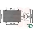 Condenseur, climatisation VAN WEZEL 43005201 - Visuel 1