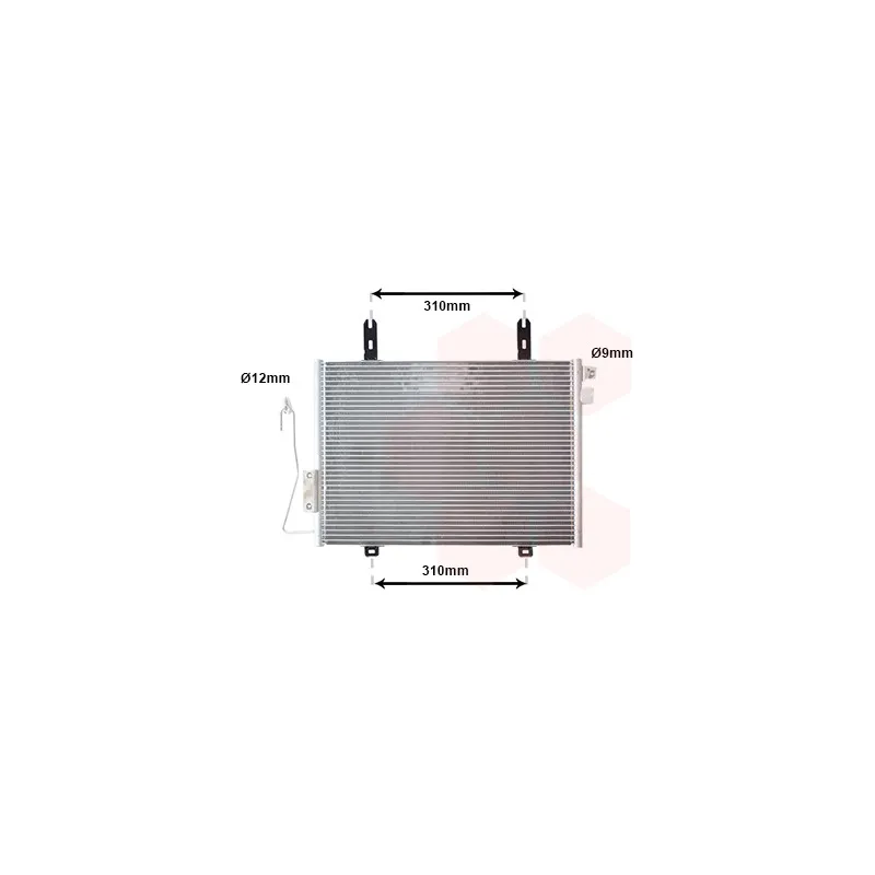 Condenseur, climatisation VAN WEZEL 43005221